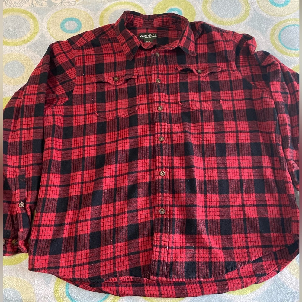 Eddie Bauer XL Classic Red Flannel